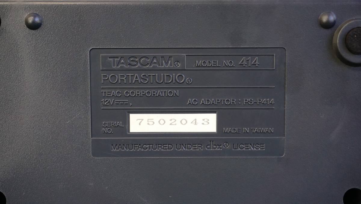 Tascam Portastudio 414 Vintage 4 Track Multitrack Cassette Tascam Portastudio 414 Vintage 4 Track Multitrack Cassette