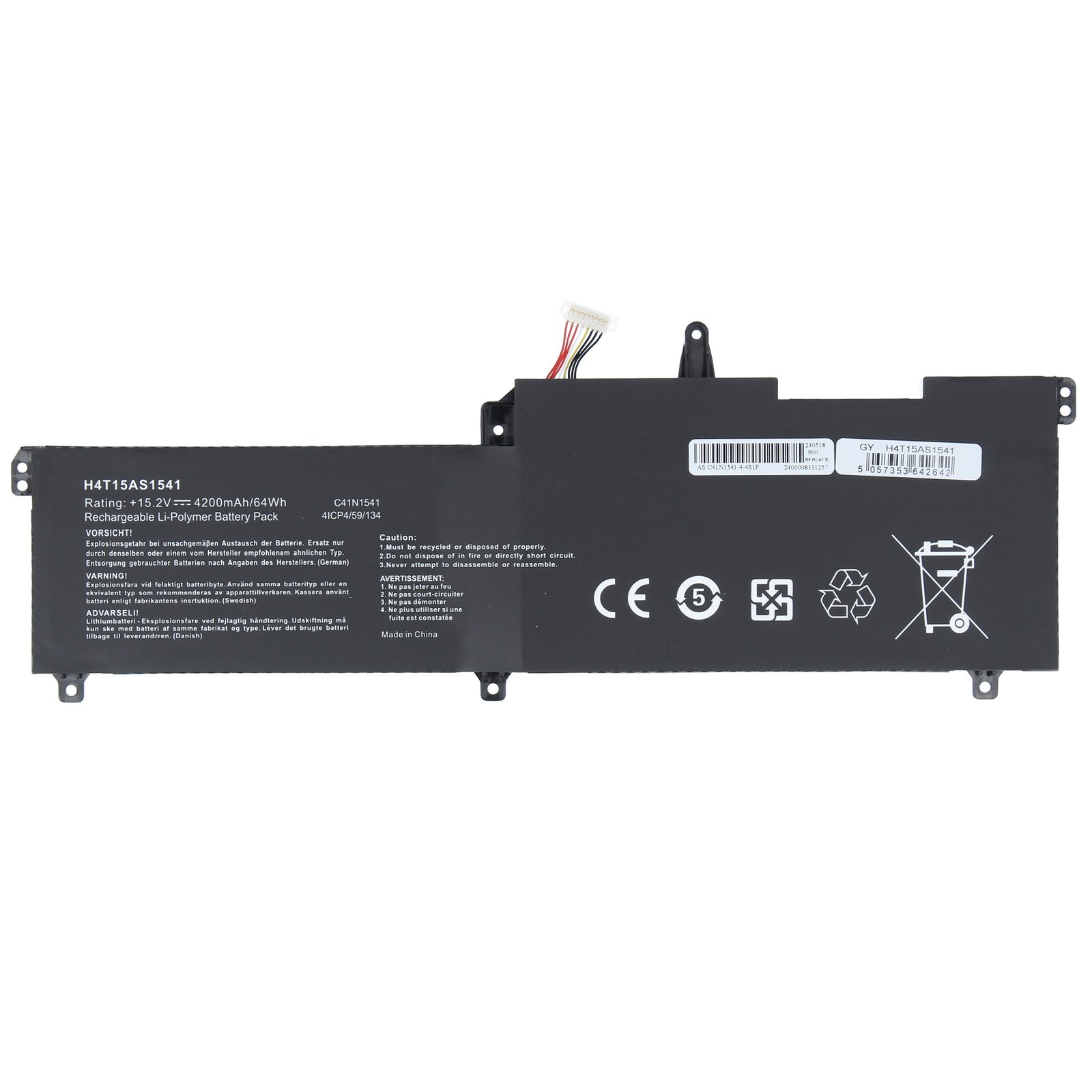 Batteria Sostitutiva Asus G702VMK 15.2V - Affidabile e Sicura