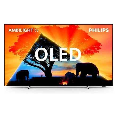 Smart TV 77" 4K UHD OLED Titan OS AMBILIGHT Classe F Grigio 77OLED769/12 Philips - Foto 1 di 3