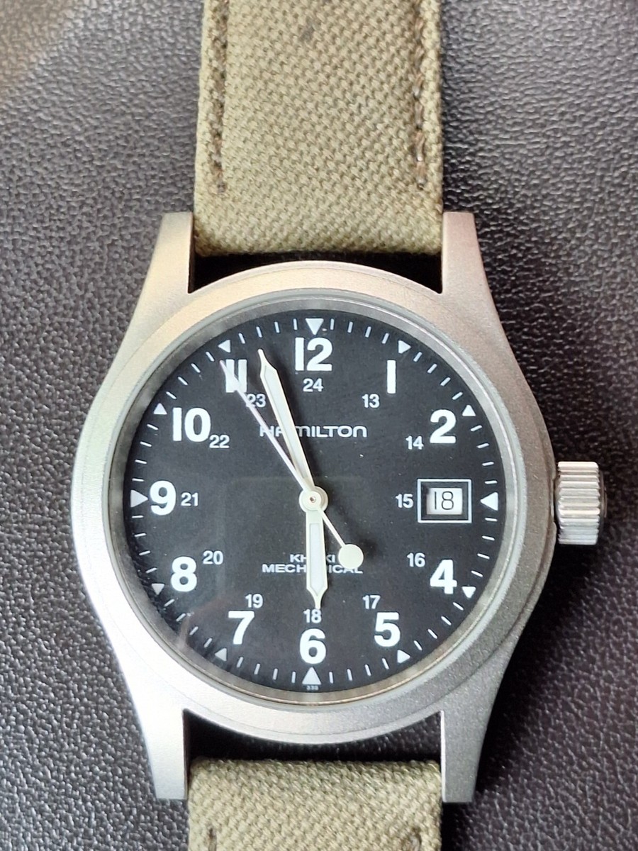 Hamilton khaki field mechanical 38mm H694190 | eBay