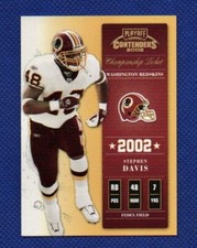 2002 Playoff Contenders Stephen Davis #170/250 Championship Ticket Football Card