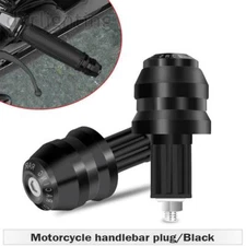 7/8'' Motorcycle Handlebar Grips Handle Bar End Cap Plugs Slider CNC Aluminum US