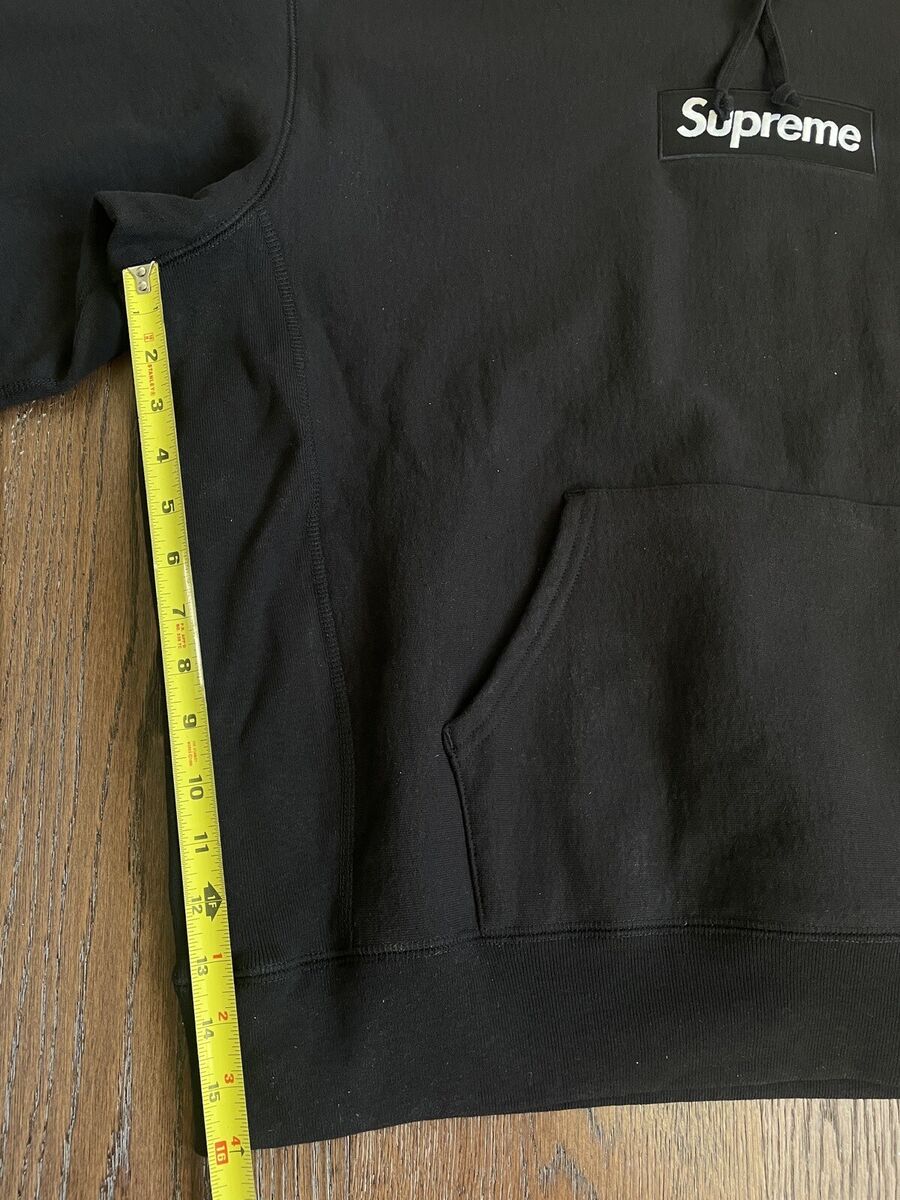 Supreme Box Logo Hoodie Black XLarge XL Hooded Sweatshirt Supreme Box Logo Hoodie Black XLarge XL Hooded Sweatshirt