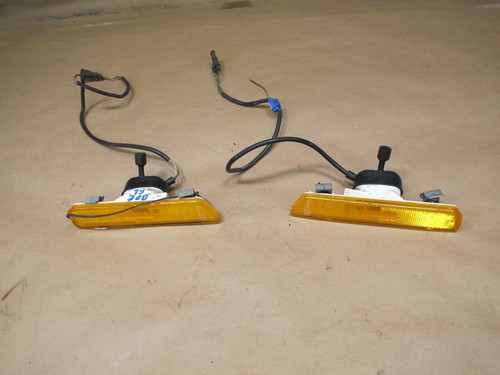 1978-1986 PORSCHE 928 S FRONT LEFT & RIGHT SIDE MARKER LIGHT LAMP SET OF 2