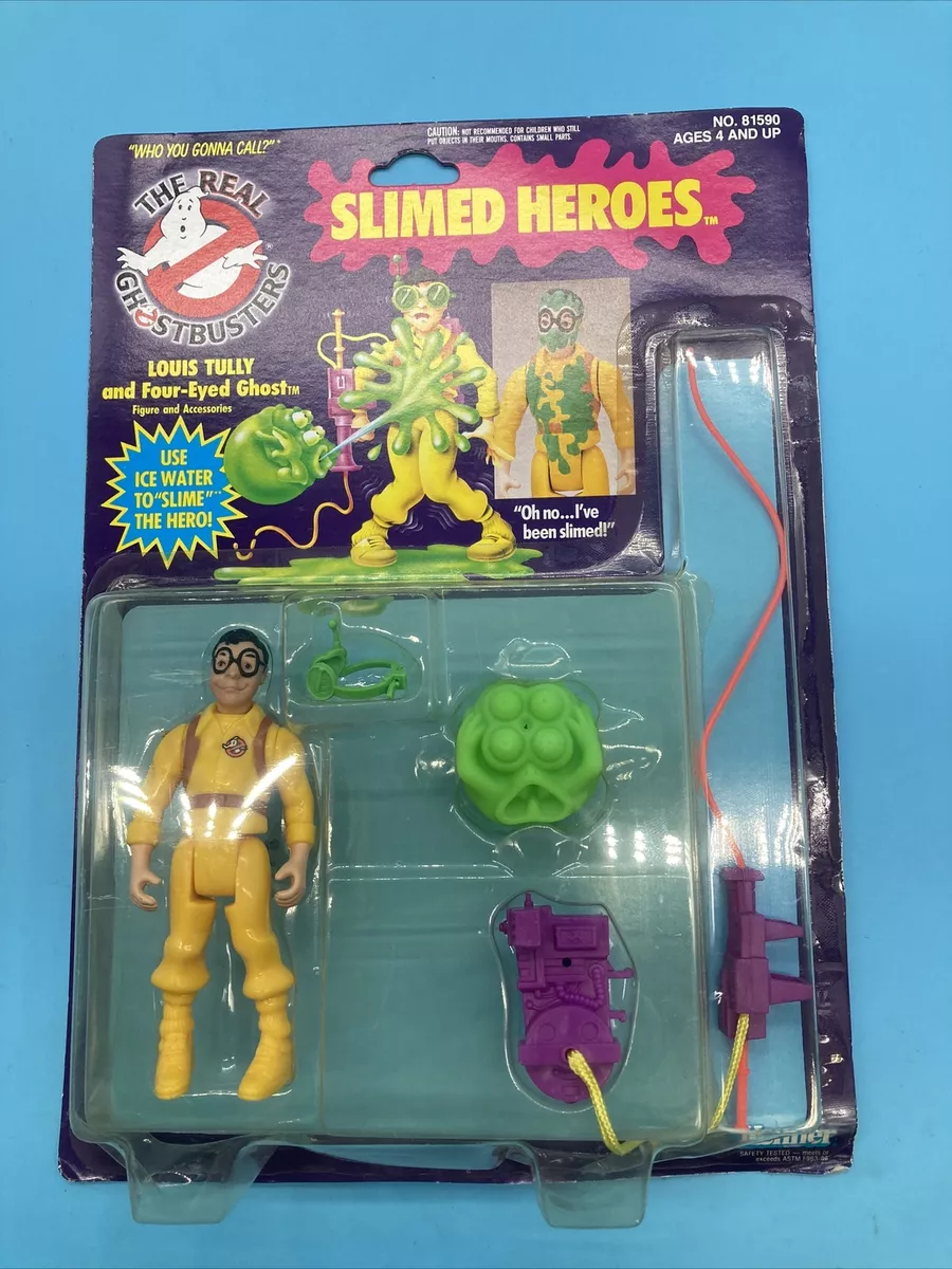 Real Ghostbusters Slimed Heroes Louis Tully & Four Eyed Ghosts New