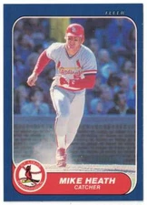 1986 Fleer Update #U-50 Mike Heath
