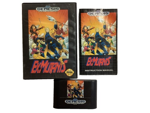 Ex-Mutants- Sega Genesis Complete TESTED CIB 10086010749| eBay