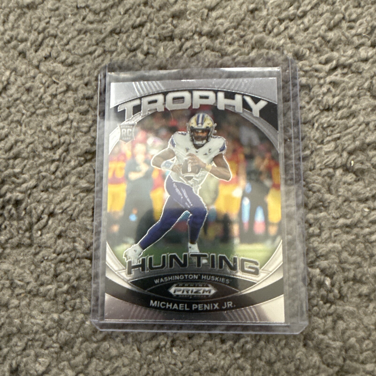 2024 Prizm Draft Picks Michael Penix Jr. Trophy Hunting Atlanta Falcons