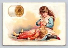 J P Coats Girl Doll P21