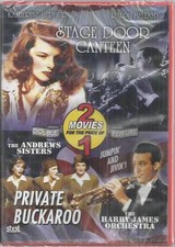 Stage Door Canteen Private Buckaroo DVD New Andrews Sisters Katherine Hepburn