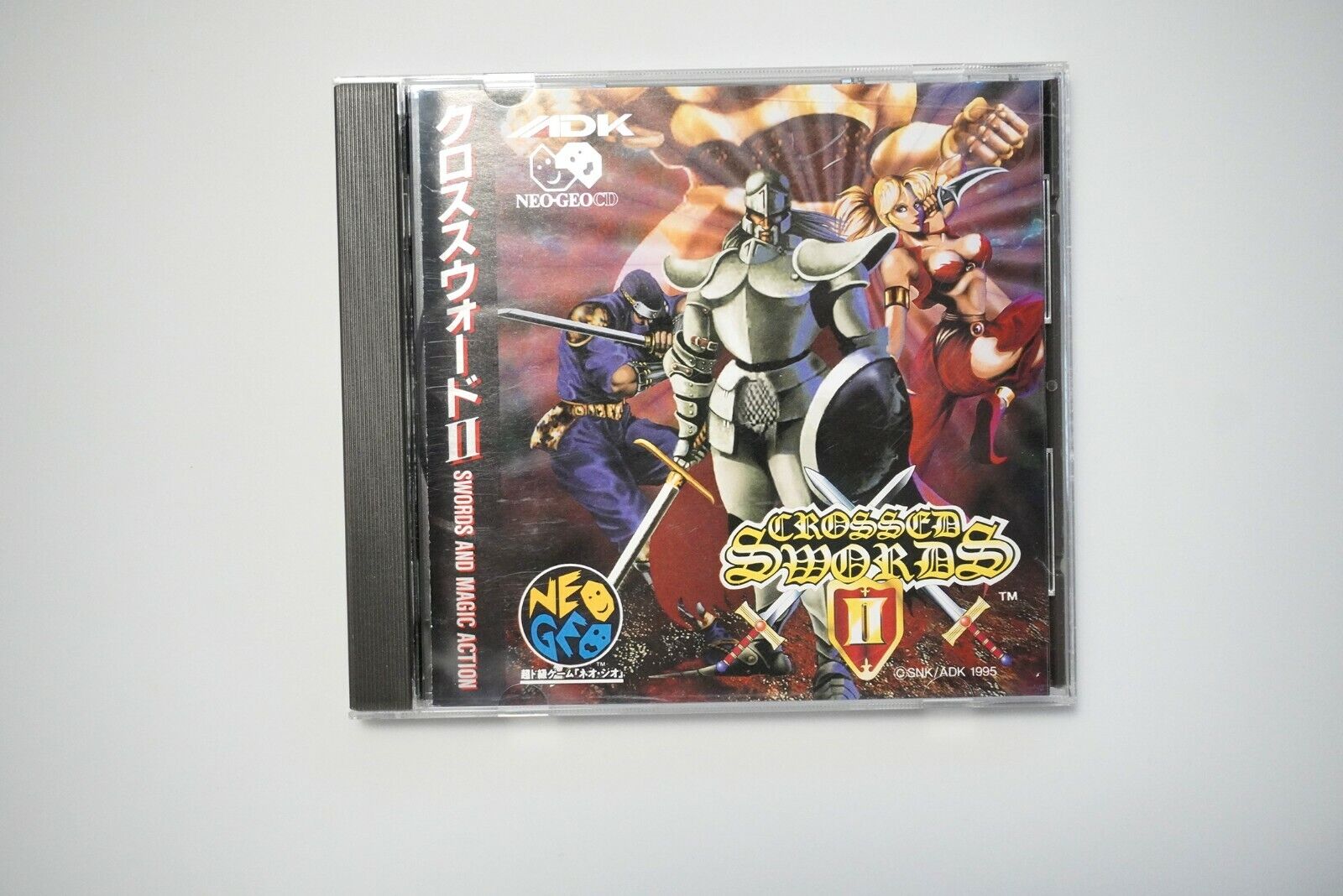 SNK NEO GEO CD Crossed Swords 2 Japan NEOGEO Game US Seller