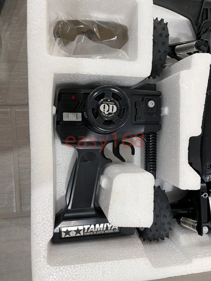 New TAMIYA 1/14 RC Manta Ray VINTAGE RARE 1992 QD Quick Drive Black Special - Image 4 of 4