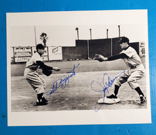 SIGNED PHIL RIZZUTO - JERRY COLEMAN 8x10 PHOTO