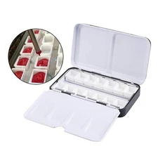 Gazechimp Empty Watercolor Palette Tin,Use as a Travel Watercolor Set with