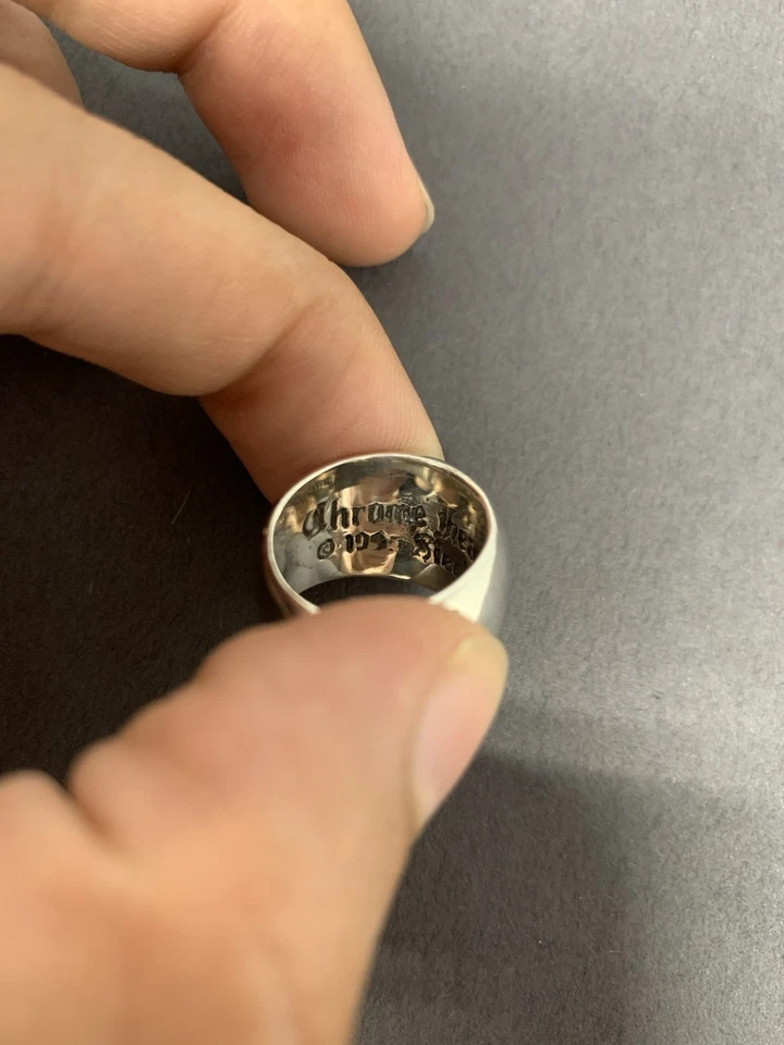 Authentic Chrome Hearts Small Heart Ring Sterling Silver - Image 2 of 4