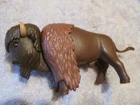 Vtg Playmobil Buffalo Bison Brown Plastic Animal Figure Replacement Western 90s