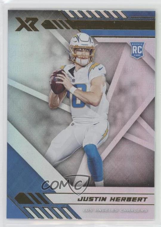 2020 Panini XR Rookie Justin Herbert #103 02b5