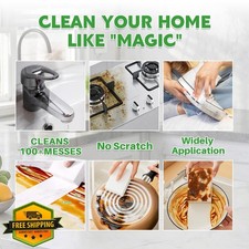 Magic Melamine Sponge Eraser Bulk No Scratch Cleaning Foam 100 Pack 