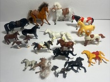 Mixed Lot of 19 Toy Horse Figures Collectible Breyer Misc Other