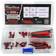 Genuine Floyd Rose Hardware Upgrade Kit - Stainless Steel, Red