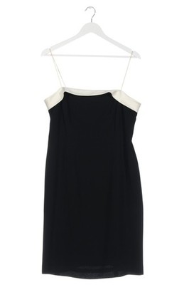 ANN TAYLOR Trägerkleid Damen Kleid Gr. DE 46 schwarz-wollweiß Casual-Look