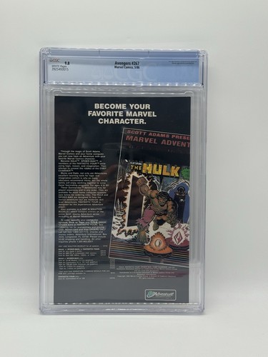 The Avengers #267 (Marvel Comics May 1986) CGC 9.8 Kang Appearance - Picture 2 of 2