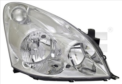 Hauptscheinwerfer TYC 20-11050-05-2 für TOYOTA COROLLA HB3/HB4 Verso ZNR10_