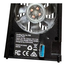 Cooling Accessories for PS5, KIWIHOME Horizontal Cooling Fan quiet with LED