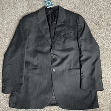 Ralph Lauren Blazer Mens 42R Charcoal Gray Cashmere Wool Blend Sport Coat Vtg