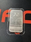 Vintage 1 Troy Oz .999 Fine Silver Bar National Refiners Ounce Rare (E)