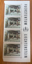 timbre en bandeau de feuille du Liechtenstein