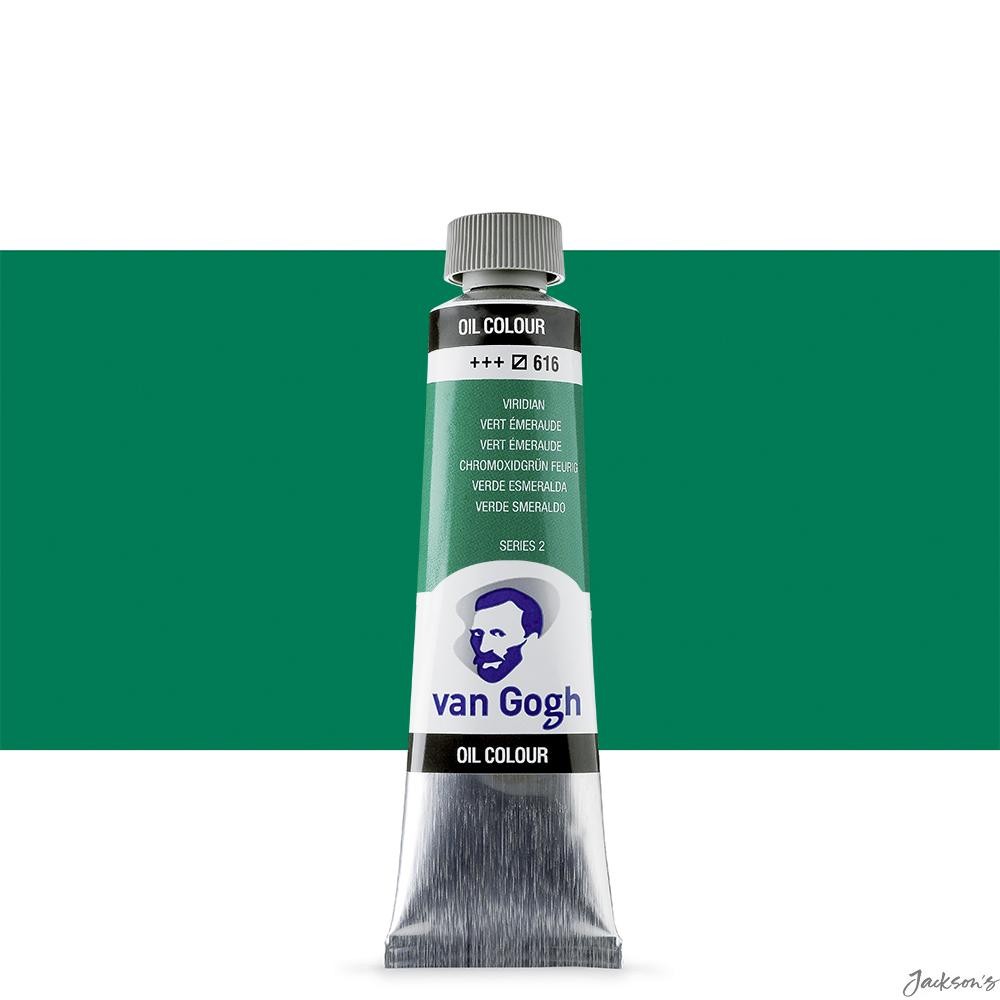 Royal Talens Van Gogh Oil Paint Viridian Series 2 40ml For Artists