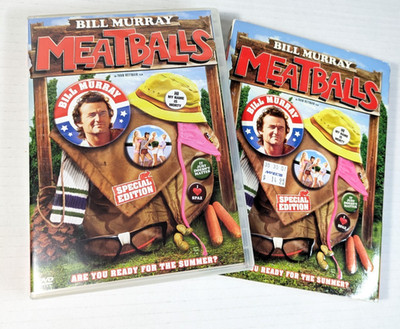 Meatballs DVD Special Edition Bill Murray Makeeace Reitman W Slip Cover Tested