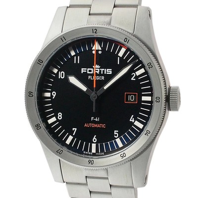 Fortis Flieger F-41 Midnight Blue with Guarantee Card [JS1653]