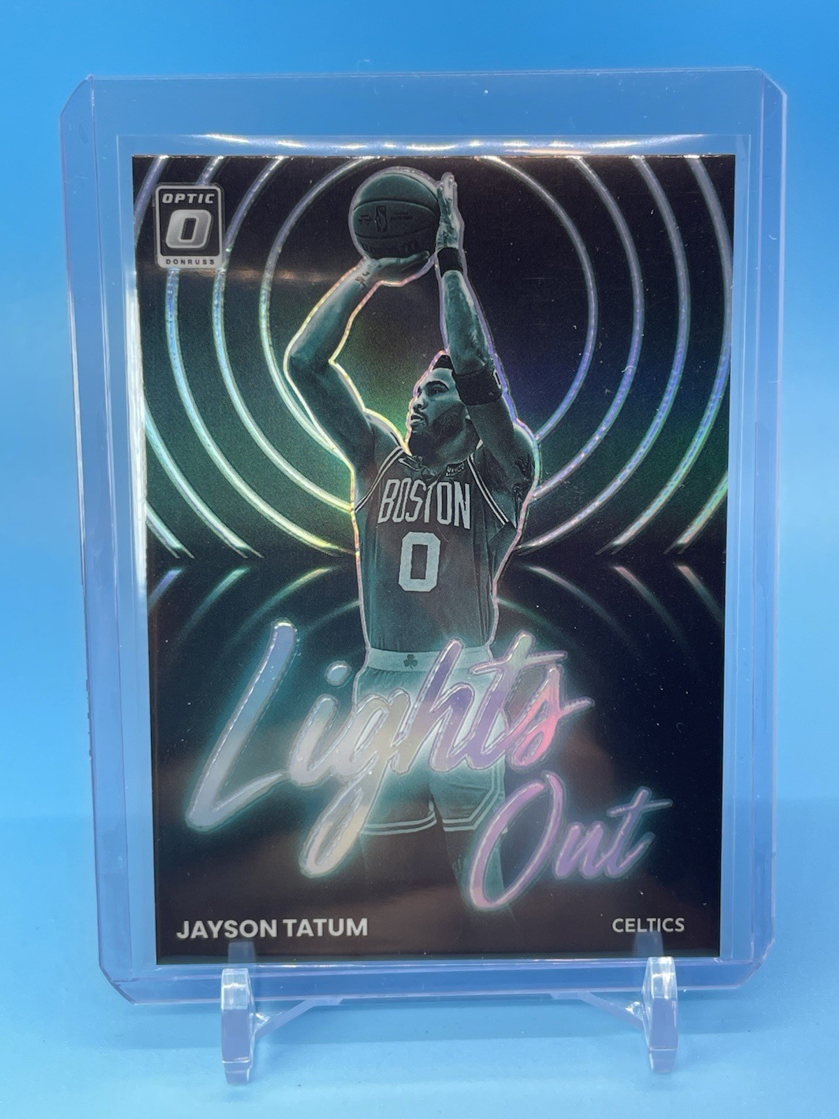 2022 23 Donruss Optic ~ JAYSON TATUM ~ Lights Out Holo #1 ~ Boston Celtics 🔥