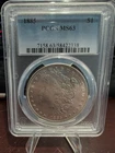 1885 Morgan Silver Dollar $1 PCGS MS63 Choice BU Uncirculated US Coin Cert