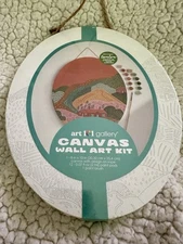 Art 101 DIY Hanging Canvas Art Set - Mountain Design - NIP