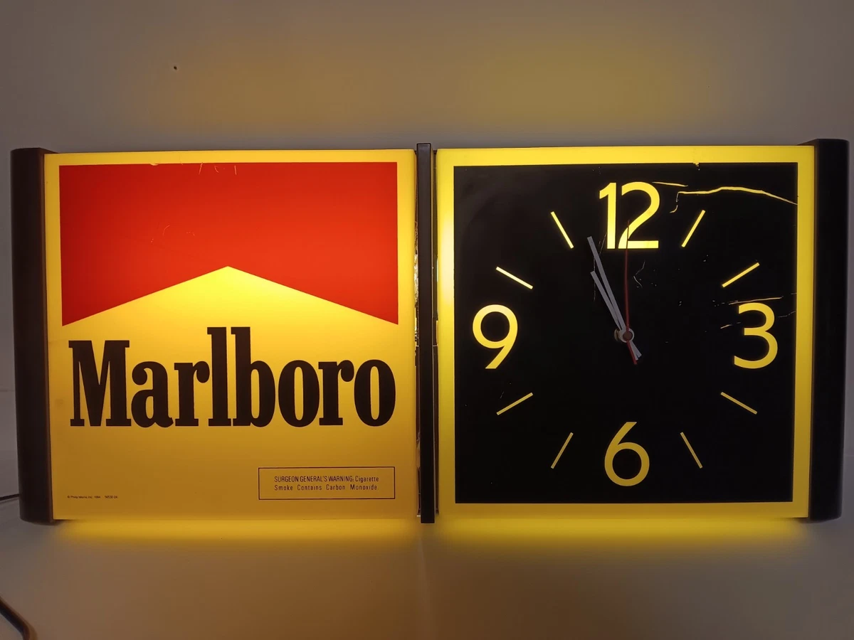 激レア　マルボロ　クロック　ディスプレイ marlboro clock products for sale | eBay