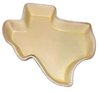 Vintage Frankoma Pottery Texas Shaped Dish