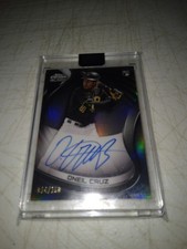2022 TOPPS CHROME O'NEIL CRUZ  ROOKIE AUTOGRAPH /150