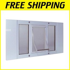 Stylish Window Pet Door, 10-1/2" x 15" Flap Size