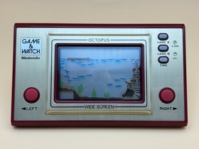 Nintendo Game & Watch OCTOPUS  OC-22 1981 Mint In Box [A]