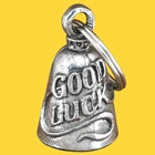 Guardian Bell GOOD LUCK Motorcycle Biker Harley Gremlin Ride Hanger Accessory