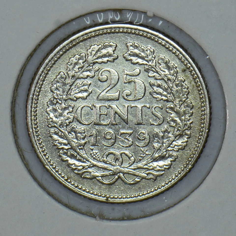 Países Bajos 1939 25 Céntimos 291394 Envío Combinado Foto 2 de 2