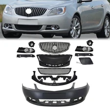 Front Bumper Grille Complete Assembly Fog Light Set For Buick Verano 2012-2016