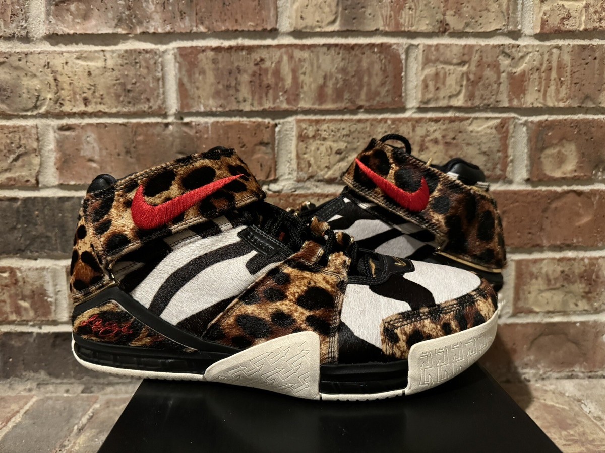 balmain レオパード　スニーカー　豹柄　ジップ　レザー　y2k opium New 11 Nike Zoom LeBron 2 II LX Beast 2023 Animal Print Leopard