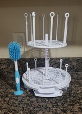 Baby Bottle Drying Rack With Dr. Brown's Silicone Bottle Brush The First Year