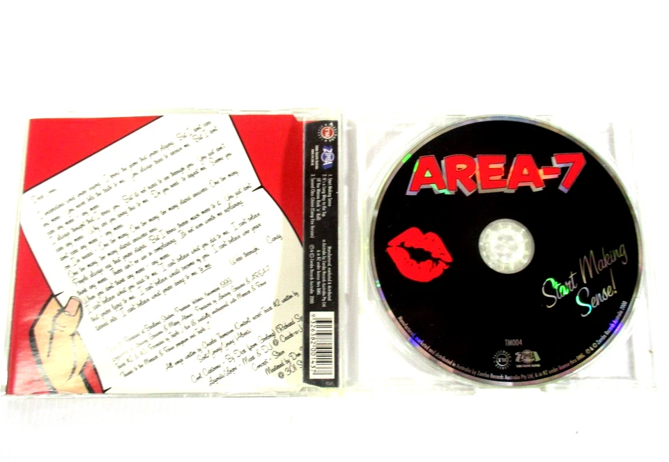 CD sencillo Area 7 Start Making Sense 2000 Zumba Records Australia probado Foto 2 de 4