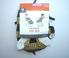NWT NEW Dog LED Bumble Bee Halloween Costume XS Pet Cat Black Yellow
