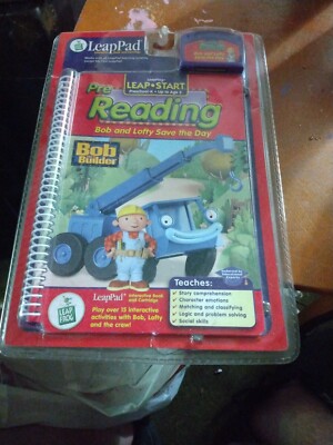 Leap Frog Leap Pad - Bob and Lofty Save the Day - Pre-Reading, Bob The Builder